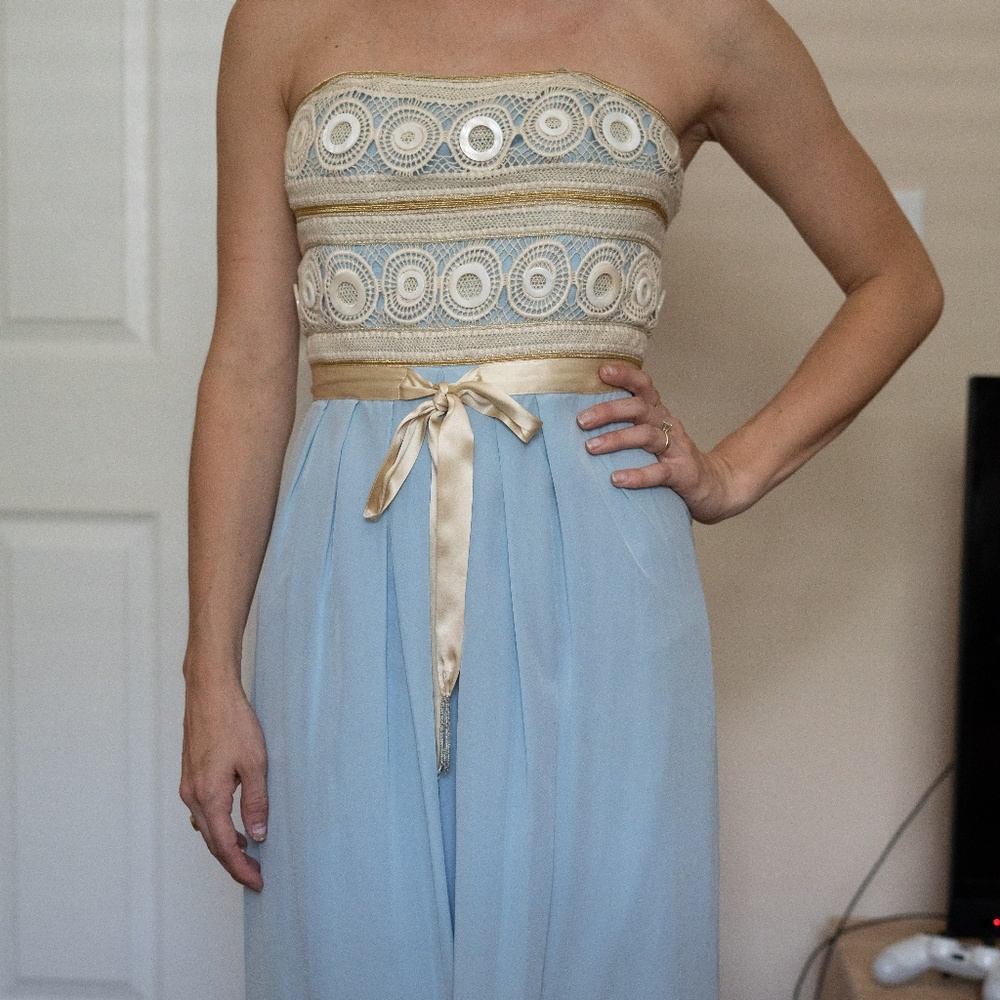 Strapless Tracy Reese dress